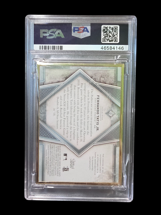 2019 Topps Transcendent Framed Auto Fernando Tatis JR. Auto Var. PSA 10