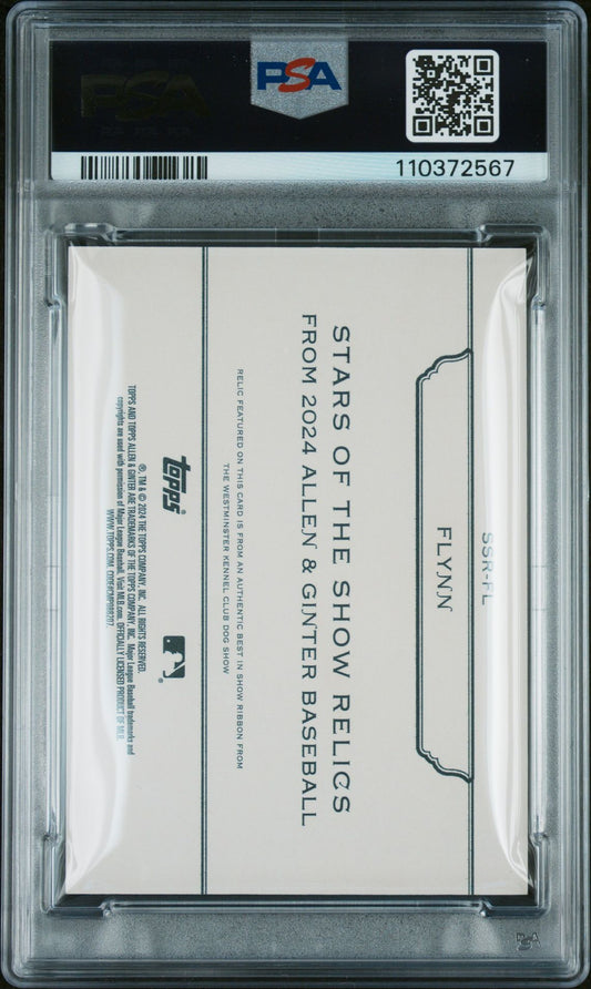 2024 Topps Allen & Ginter Stars Flynn #SSRFL Relic /20 PSA 10