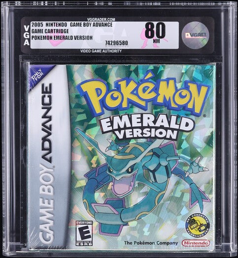 2005 POKEMON EMERALD VERSION NINTENDO GAME BOY ADVANCE GBA VGA 80 SEALED