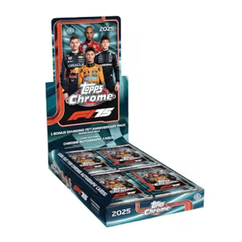 2025 Topps Chrome F1 Formula One Hobby 12 Box Case