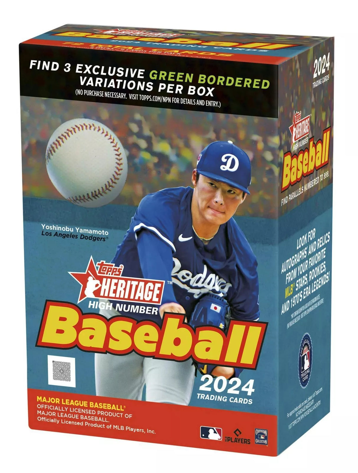 2024 Topps Heritage High Number Baseball Blaster 40 Box Case