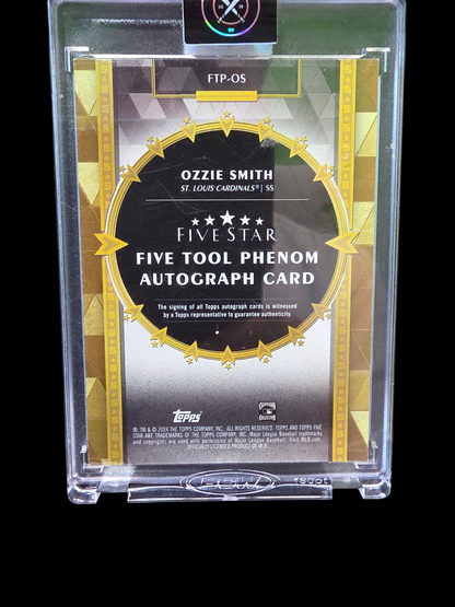 2024 Topps Five Star Five Tool Phenom Autograph Ozzie Smith #FTP-OS 14/25