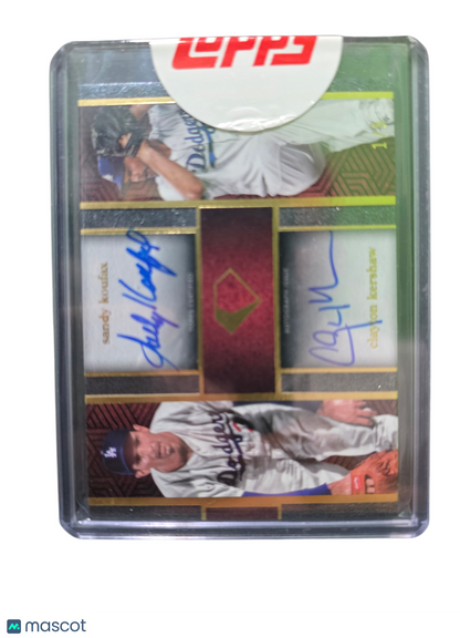 2022 Topps Diamond Icons Sandy Koufax Clayton Kershaw /5