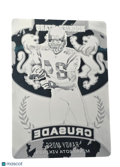 2020 Panini Rookies & Stars Crusade Randy Moss #CR-19 Printing Plate