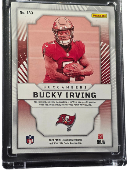 2024 Panini Illusions Football Bucky Irving #133 Autograph 29/99 Patch