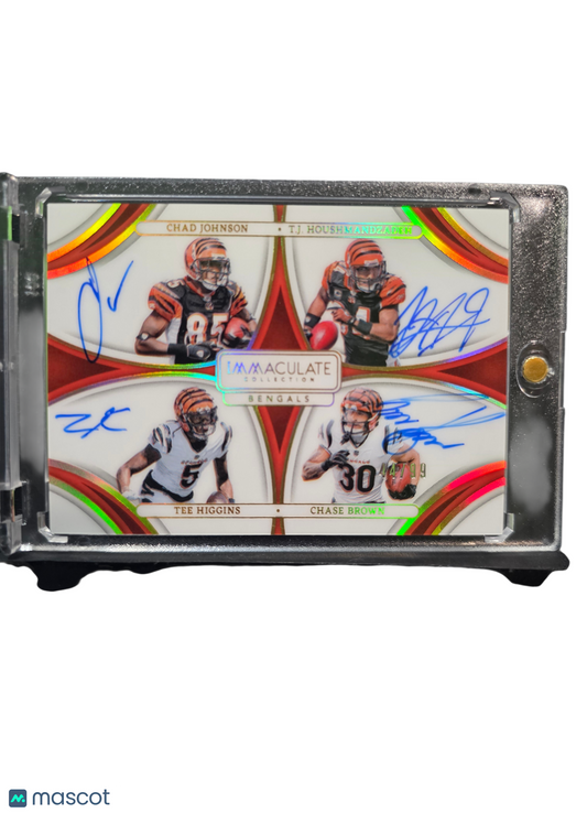 2024 Panini Immaculate Collection Chase Brown Tee Higgins Chad Johnson T.J.