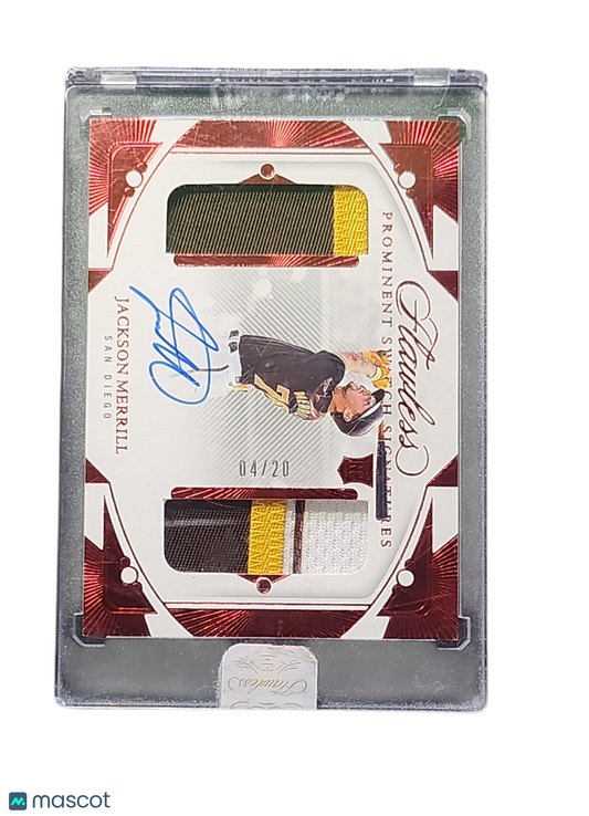2024 Panini Flawless Jackson Merrill 04/20 Patch