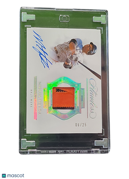 2025 Panini Flawless Miguel Tejada #PA-MT 06/25 Prime Patch Autograph