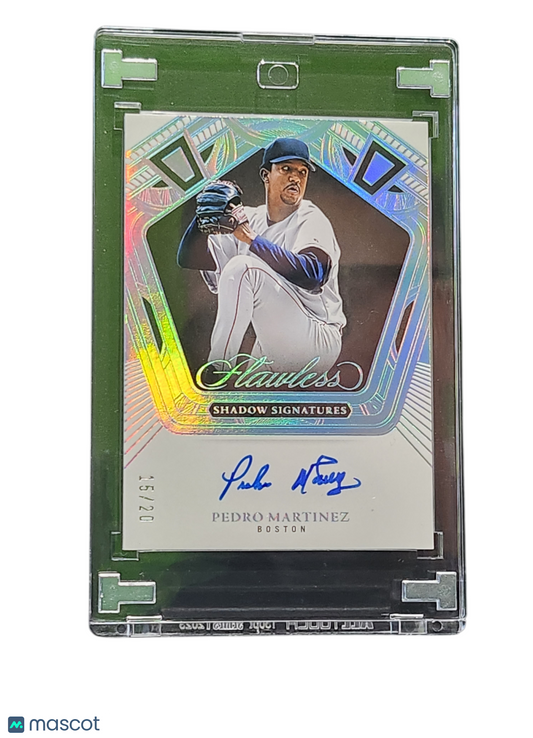 2025 Panini Flawless Shadow Signatures Pedro Martinez #SS-PM 15/20