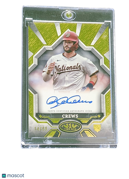 2025 Topps Tier One Baseball Dylan Crews #BOA-DC 14/99