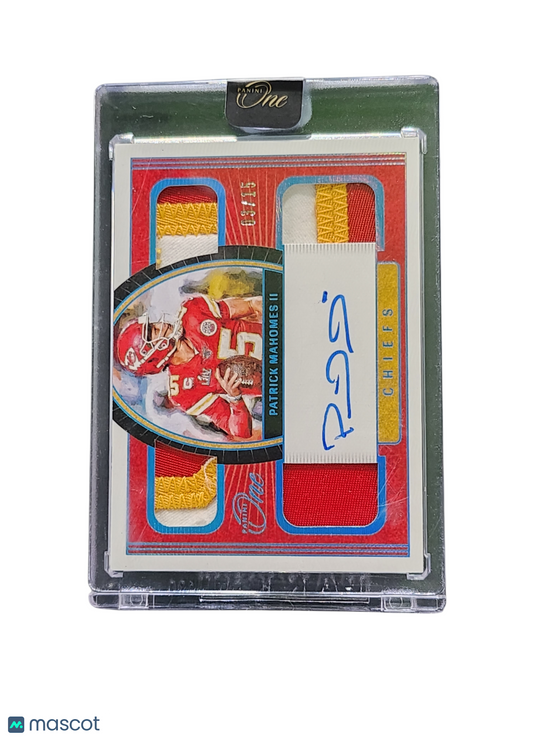 2022 Panini One Football Patrick Mahomes II #56 03/15 Patch