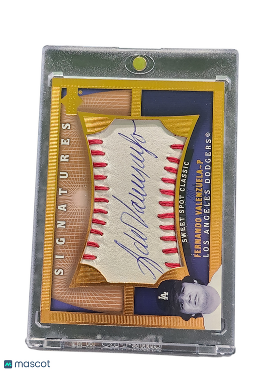 2005 Upper Deck Sweet Spot Fernando Valenzuela #FV Sweet Spot Classic Signatures