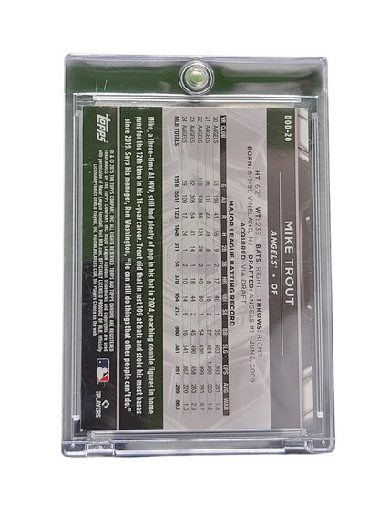 2025 Topps Chrome Black Mike Trout #DOD-20