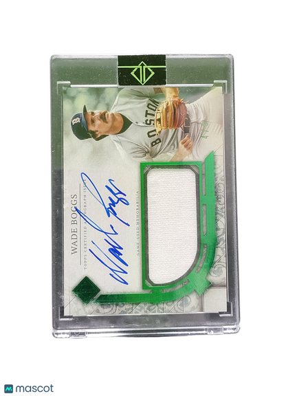 2024 Topps Transcendent  Wade Boggs #TCAR-WB Green Relic Variation Game-Used