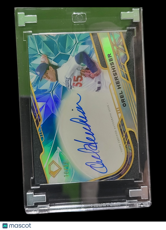 2025 Topps Diamond Icons Chrome Autograph Orel Hershiser #ACC-OH Gold 10/15