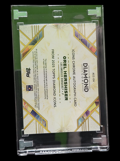 2025 Topps Diamond Icons Chrome Autograph Orel Hershiser #ACC-OH Gold 10/15