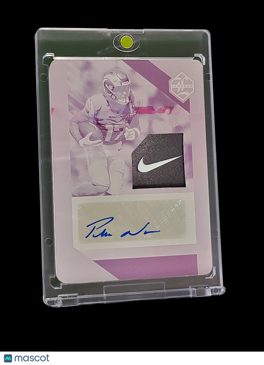 2024 Panini  Puka Nacua #128 Magenta Plate Printing Plate Nike Swoosh Patch 1/1