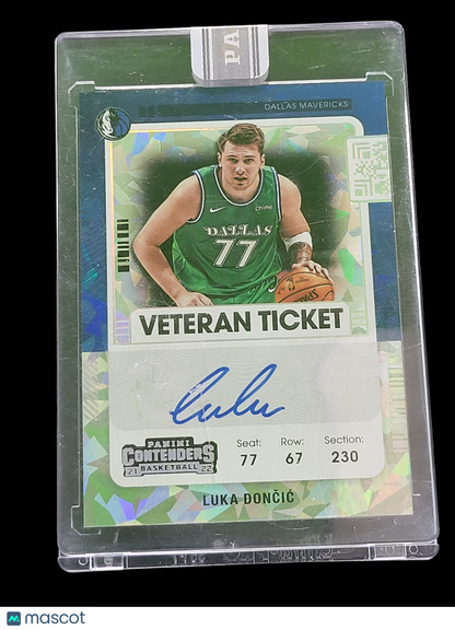 2022 Panini Contenders Basketball Luka Dončić #VT-LDC White Box 1/1