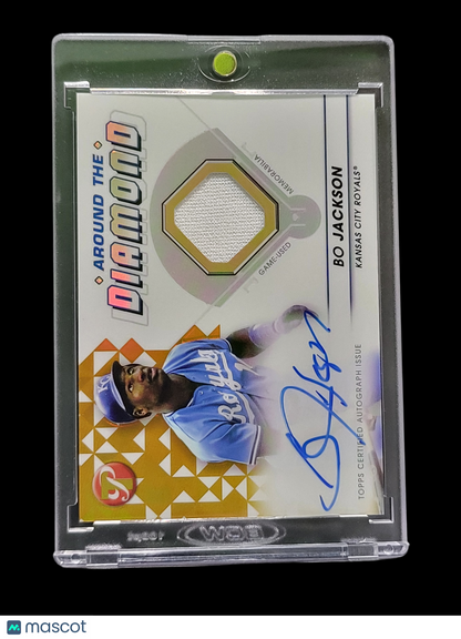 2023 Topps Pristine Around the Diamond Bo Jackson #ADR-BJ  Auto/50 Game-Used