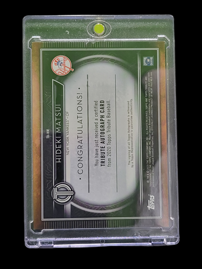 2020 Topps Tribute Hideki Matsui #TA-HM 10/25