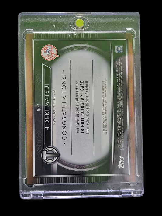 2020 Topps Tribute Hideki Matsui #TA-HM 10/25