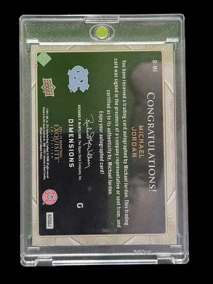 2011 Upper Deck Exquisite Collection Dimensions Michael Jordan #D-MJ