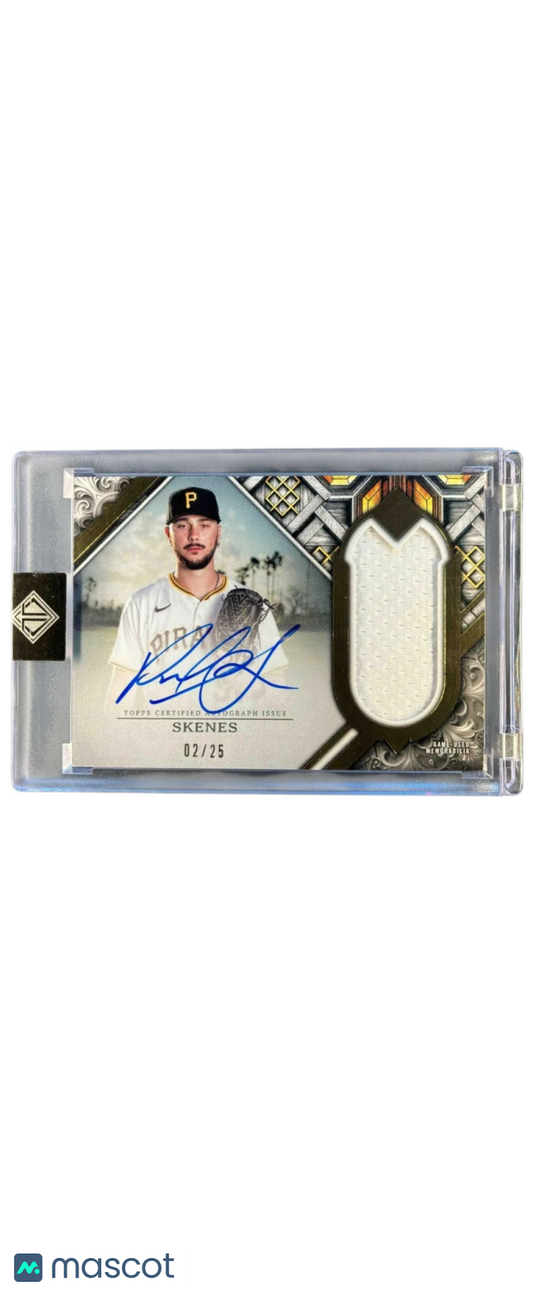 2025 Topps Transcendent Collection Paul Skenes #TCM-PS Relic 02/25 Memorabilia