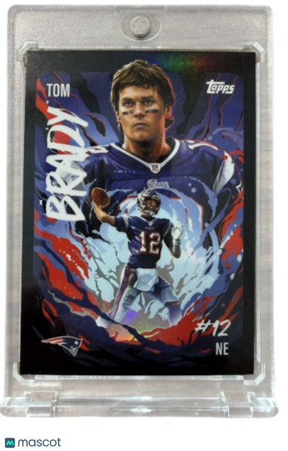 2025 Topps Chrome Football Tom Brady UV-6 Ultra Violet SSP CASE HIT 🔥 RARE