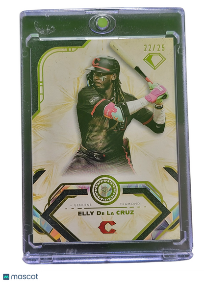 2025 Topps Gilded Collection Elly De La Cruz #88 Gold 22/25 Genuine Diamond