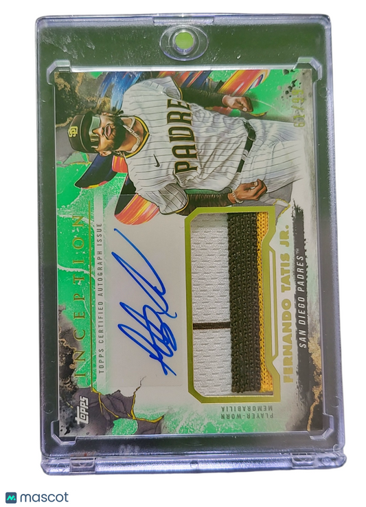 2023 Topps Inception Fernando Tatis Jr. #IAP-FT Green 61/99 Patch Player-worn