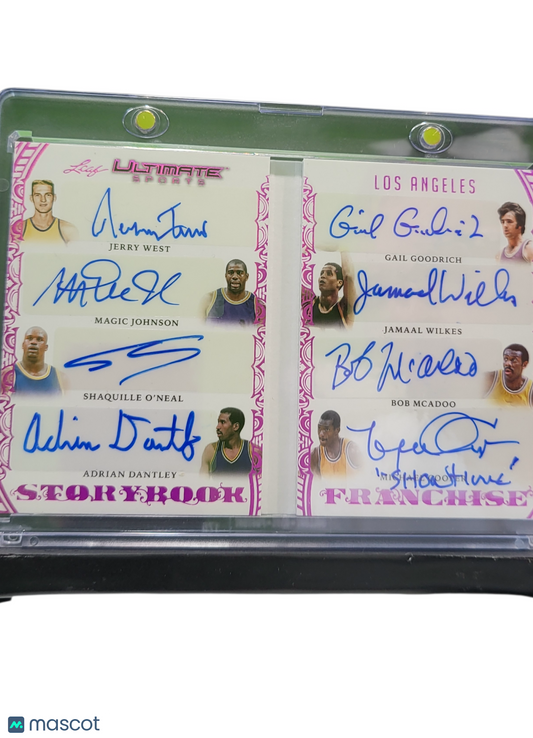 2024 Leaf Ultimate Sports Storybook Franchise  Magic Jerry West Shaq O'Neal