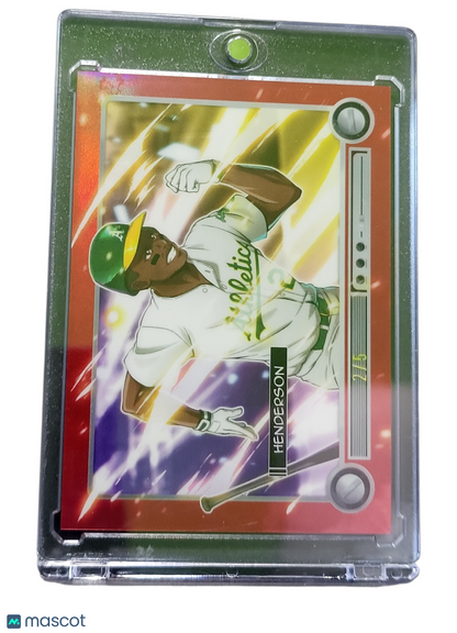 2026 Topps Anime Rickey Henderson #BA-29 Red