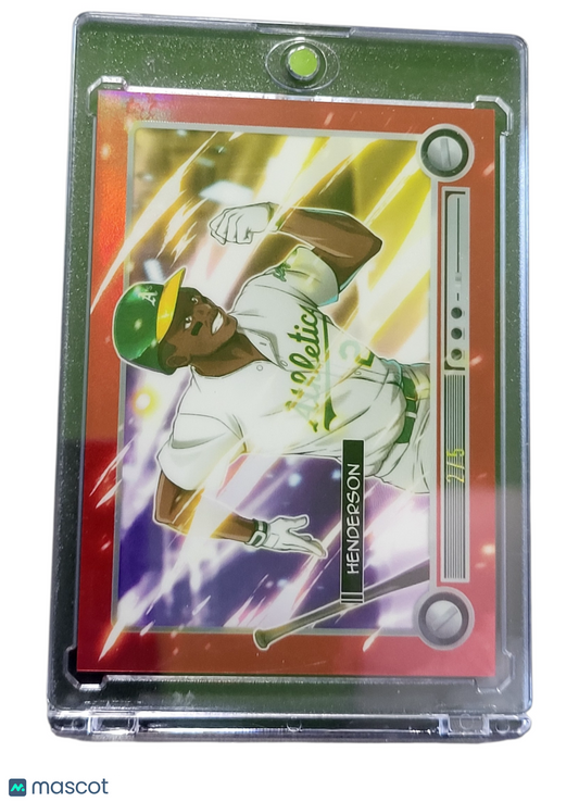 2026 Topps Anime Rickey Henderson #BA-29 Red