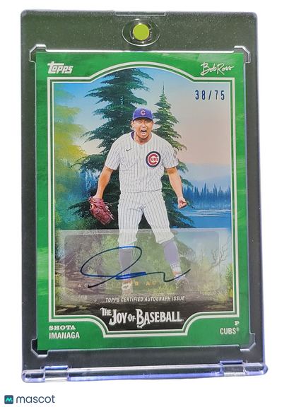 2024 Topps Bob Ross The Joy of Baseball Shota Imanaga #33G Green 38/75