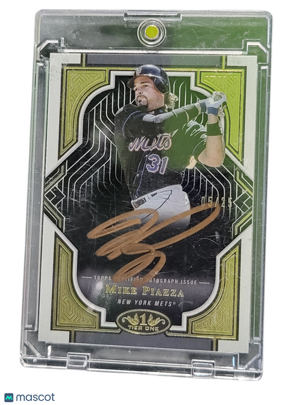 2023 Topps Tier One Mike Piazza #T1A-MP Bronze Ink