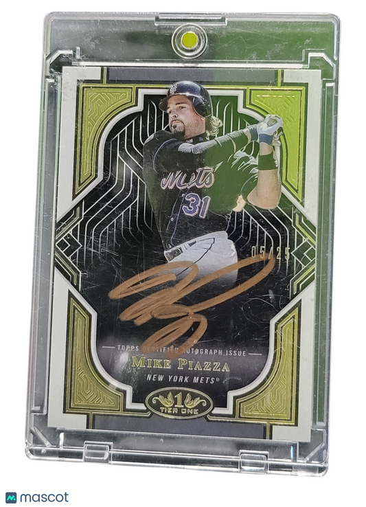 2023 Topps Tier One Mike Piazza #T1A-MP Bronze Ink