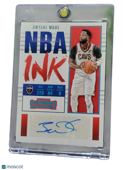 2018 Panini Contenders NBA Ink Dwyane Wade #NI-DWD