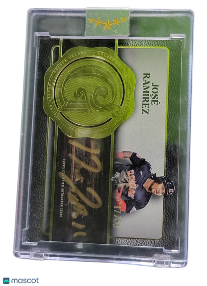 2025 Topps Five Star Golden Graphs José Ramírez #GG-JRA 17/50