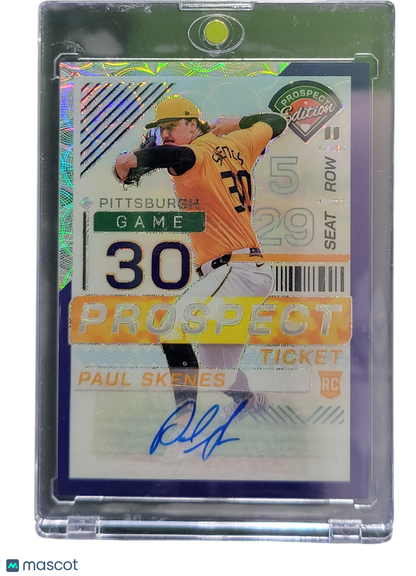 2024 Panini Prospect Edition Prizm Paul Skenes #159 Purple 01/49 RC