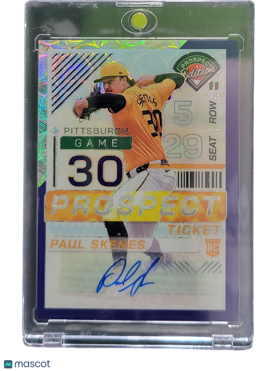 2024 Panini Prospect Edition Prizm Paul Skenes #159 Purple 01/49 RC