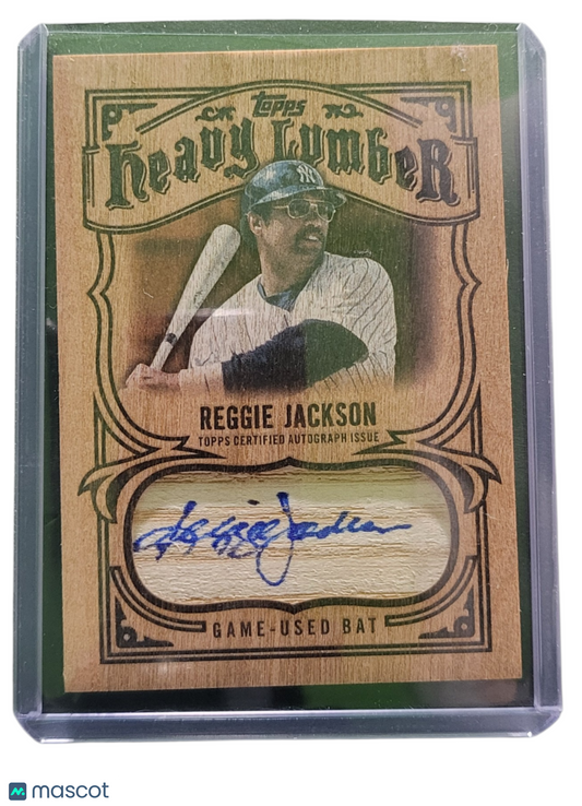 2026 Topps Baseball Heavy  Reggie Jackson #HLAR-RJ Game-Used Bat Auto Relic