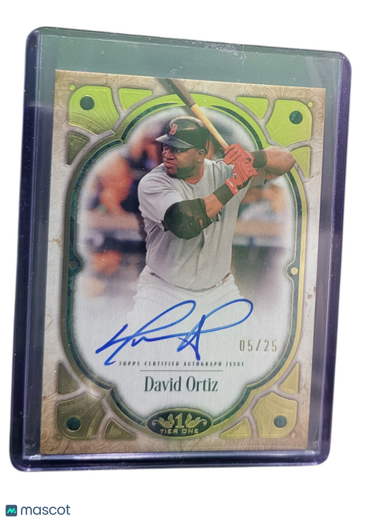2026 Topps Tier One David Ortiz #TIA-DO 05/25