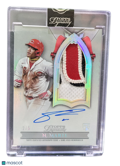 2024 Topps Dynasty Noelvi Marte #DAPB-NM2 Autograph Patch RC 2 / 5