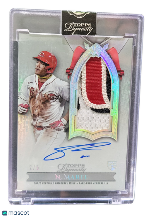 2024 Topps Dynasty Noelvi Marte #DAPB-NM2 Autograph Patch RC 2 / 5