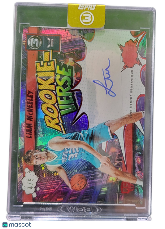 2026 Topps 3 Rookie-Verse Liam McNeeley #RV-LM