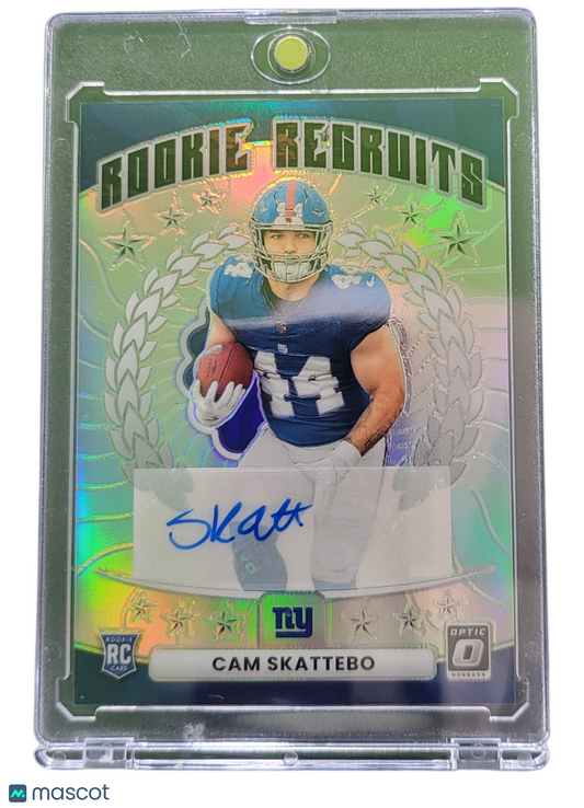2025 Panini Donruss Optic Rookie Recruits Cam Skattebo #9 090/199 RC