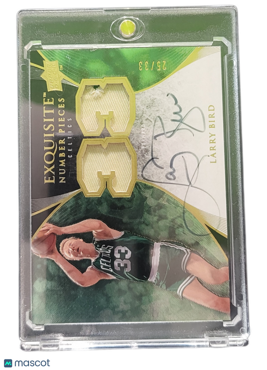 2008 Upper Deck Exquisite Collection Larry Bird #EN-LB 25/33 Patch Memorabilia