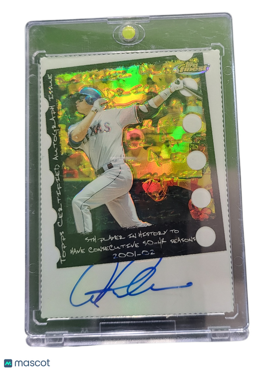 2005 Topps Finest Alex Rodriguez #FAM34 06/13