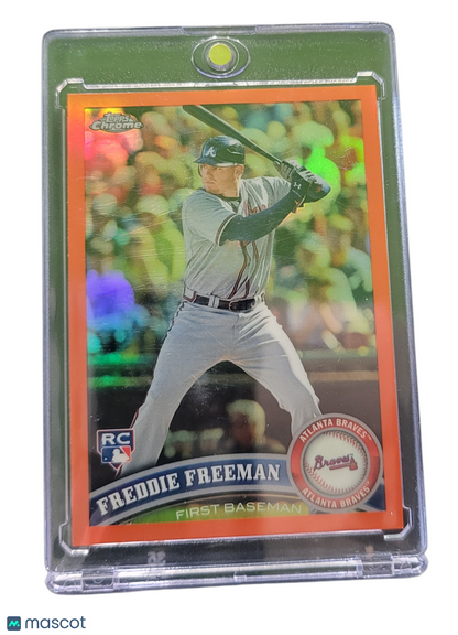 2011 Topps Chrome Freddie Freeman #173 Orange Refractor RC