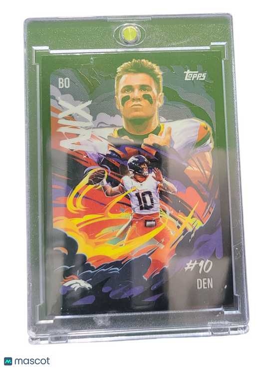 2025 Topps Chrome Ultraviolet Bo Nix #UV-9
